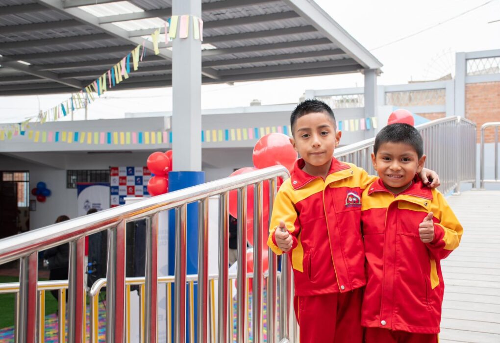 INVERTIMOS MÁS DE TRES MILLONES DE SOLES EN DOS INSTITUCIONES EDUCATIVAS